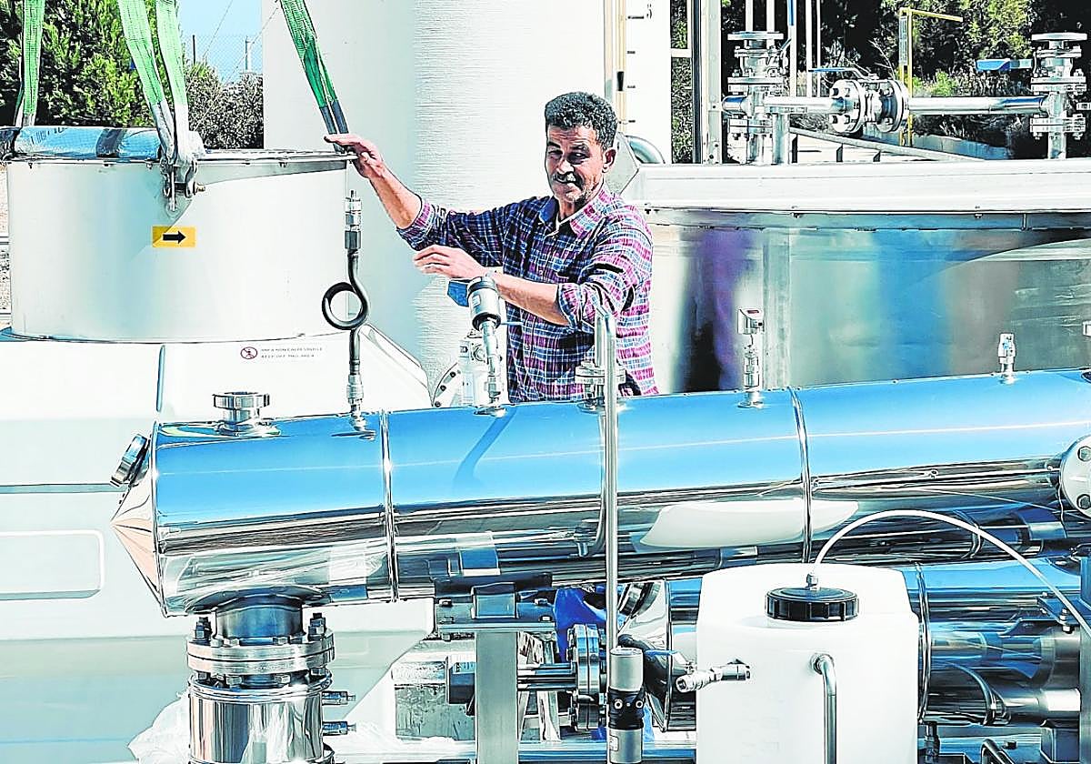 Instalación de equipos para el prototipo de la tecnología ensayada en el proyecto Life Desirows.