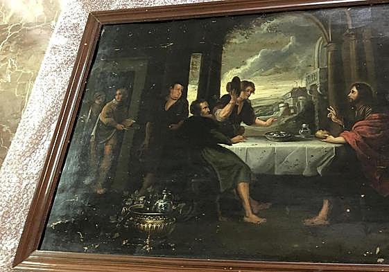 'La cena de Emaús' está expuesta en el Museo de Arte Sacro de Orihuela.