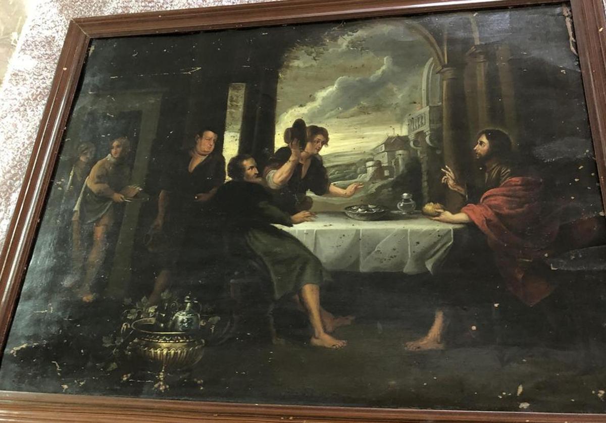 'La cena de Emaús' está expuesta en el Museo de Arte Sacro de Orihuela.