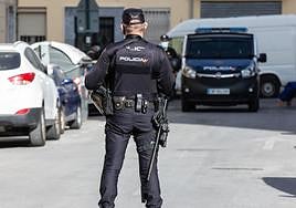 Un Policía Nacional, en una imagen de archivo.