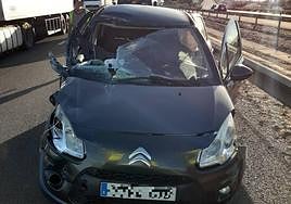 Estado del coche implicado en el accidente.