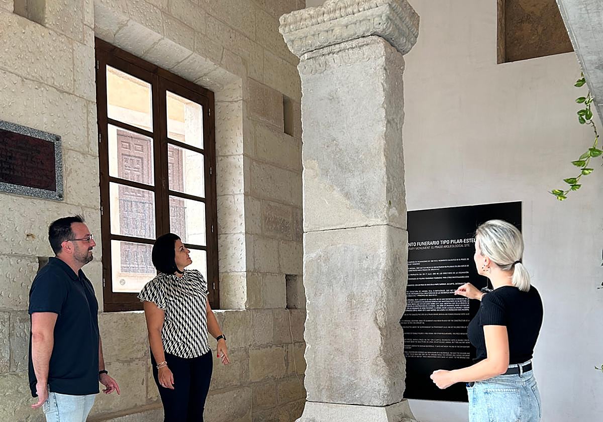 Detalle superior del pilar.