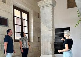 Detalle superior del pilar.