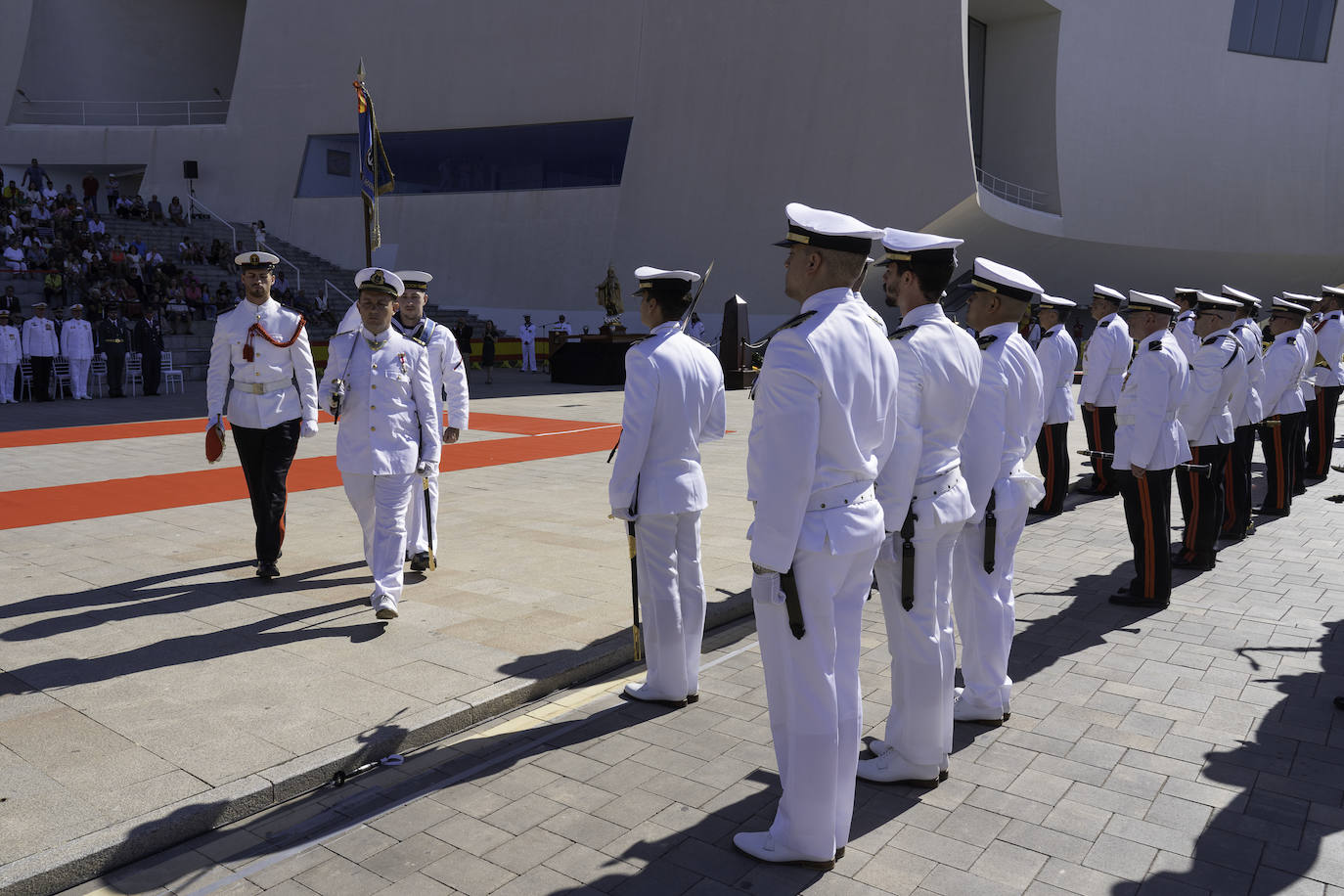 Las imágenes de la jura de bandera para civiles en Águilas