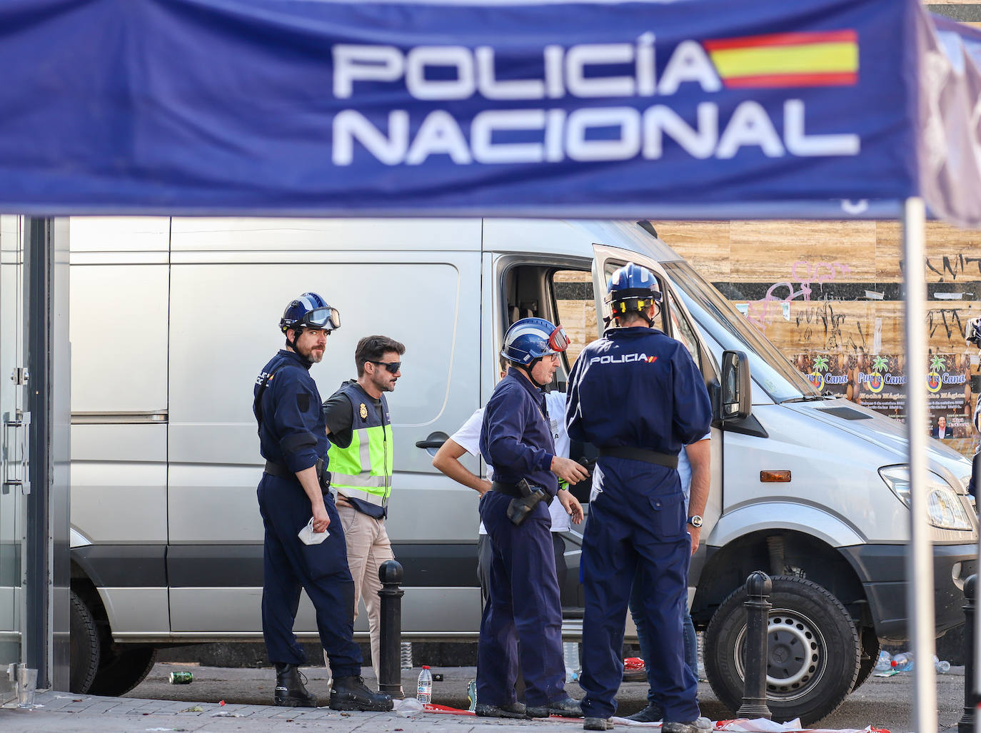 La Policía Científica ya trabaja en la &#039;zona cero&#039;