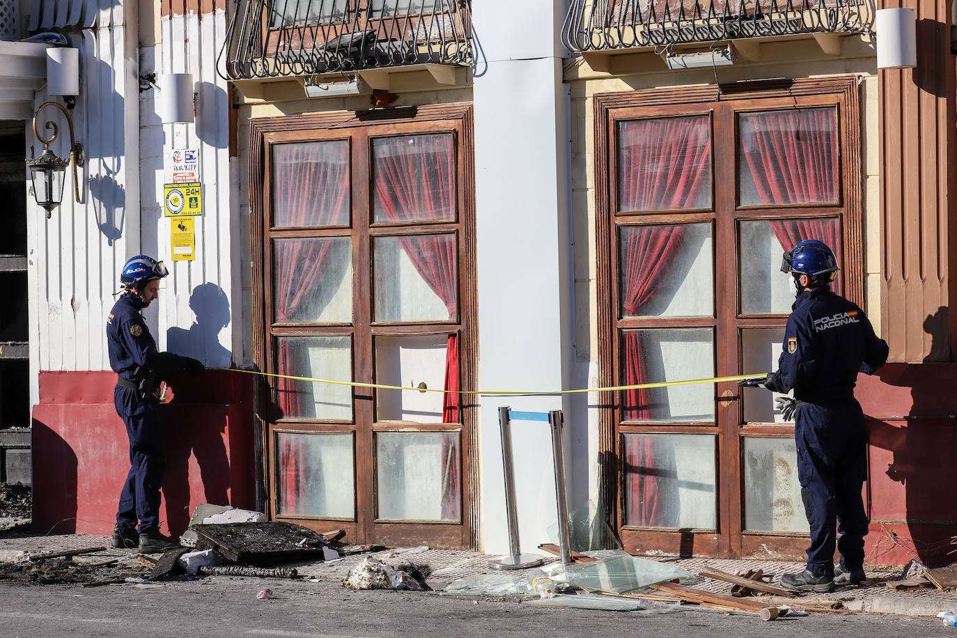 La Policía Científica ya trabaja en la &#039;zona cero&#039;