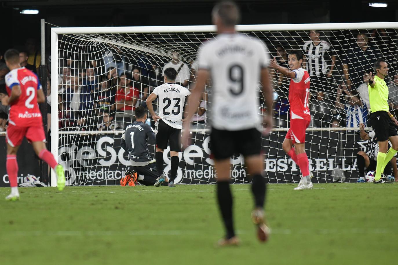 La derrota del Cartagena frente al Espanyol, en imágenes