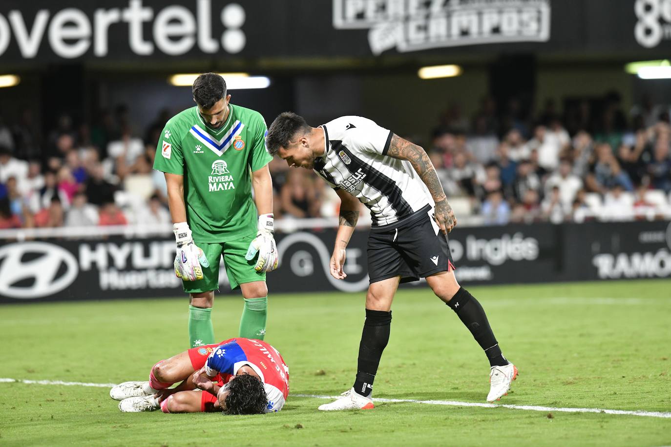La derrota del Cartagena frente al Espanyol, en imágenes