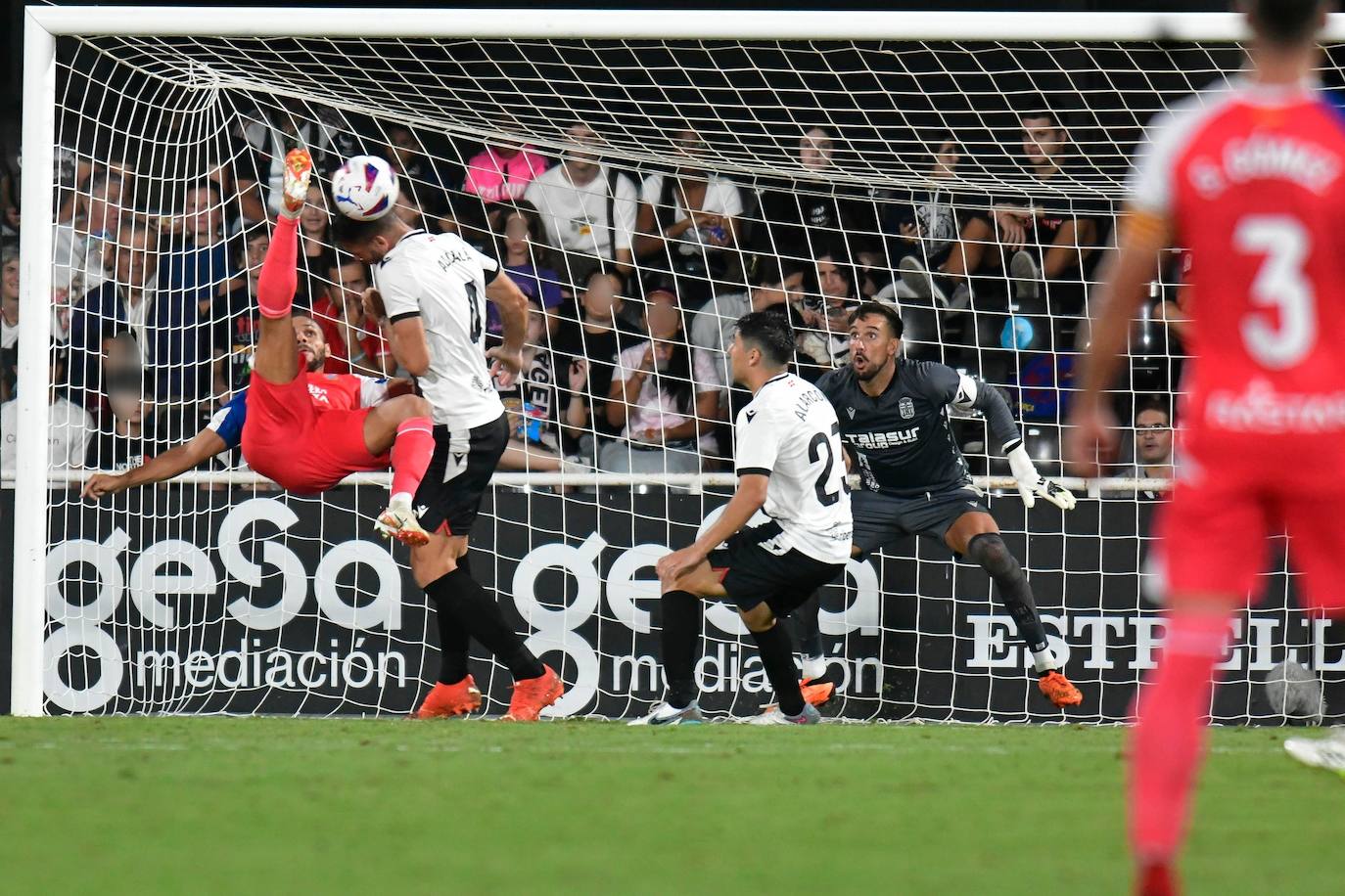 La derrota del Cartagena frente al Espanyol, en imágenes