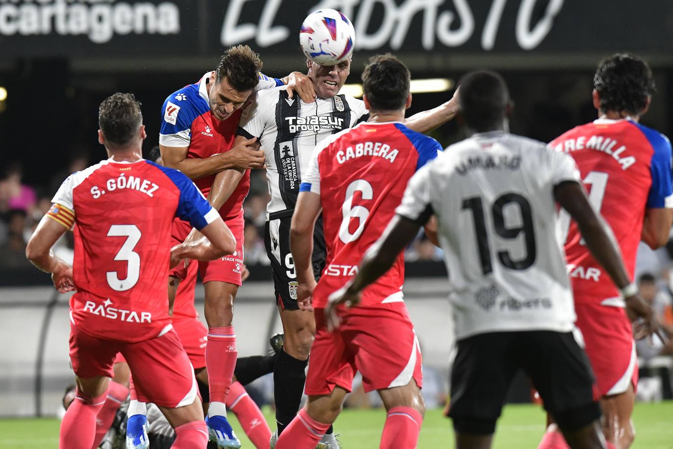 La derrota del Cartagena frente al Espanyol, en imágenes