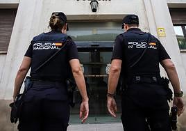 Agentes de policía en una imagen de archivo.