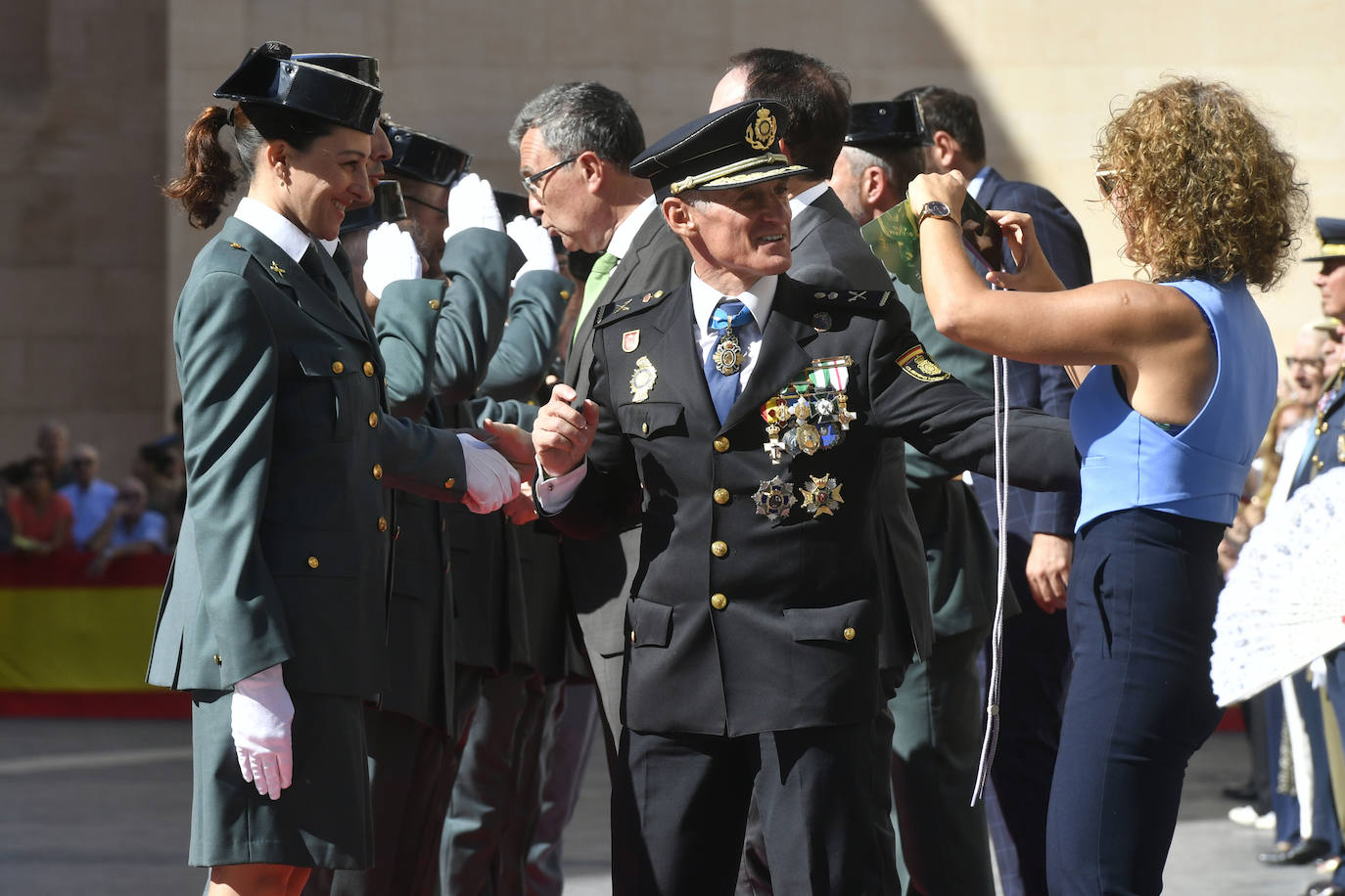 La Guardia Civil celebra la festividad de la Virgen del Pilar en Murcia