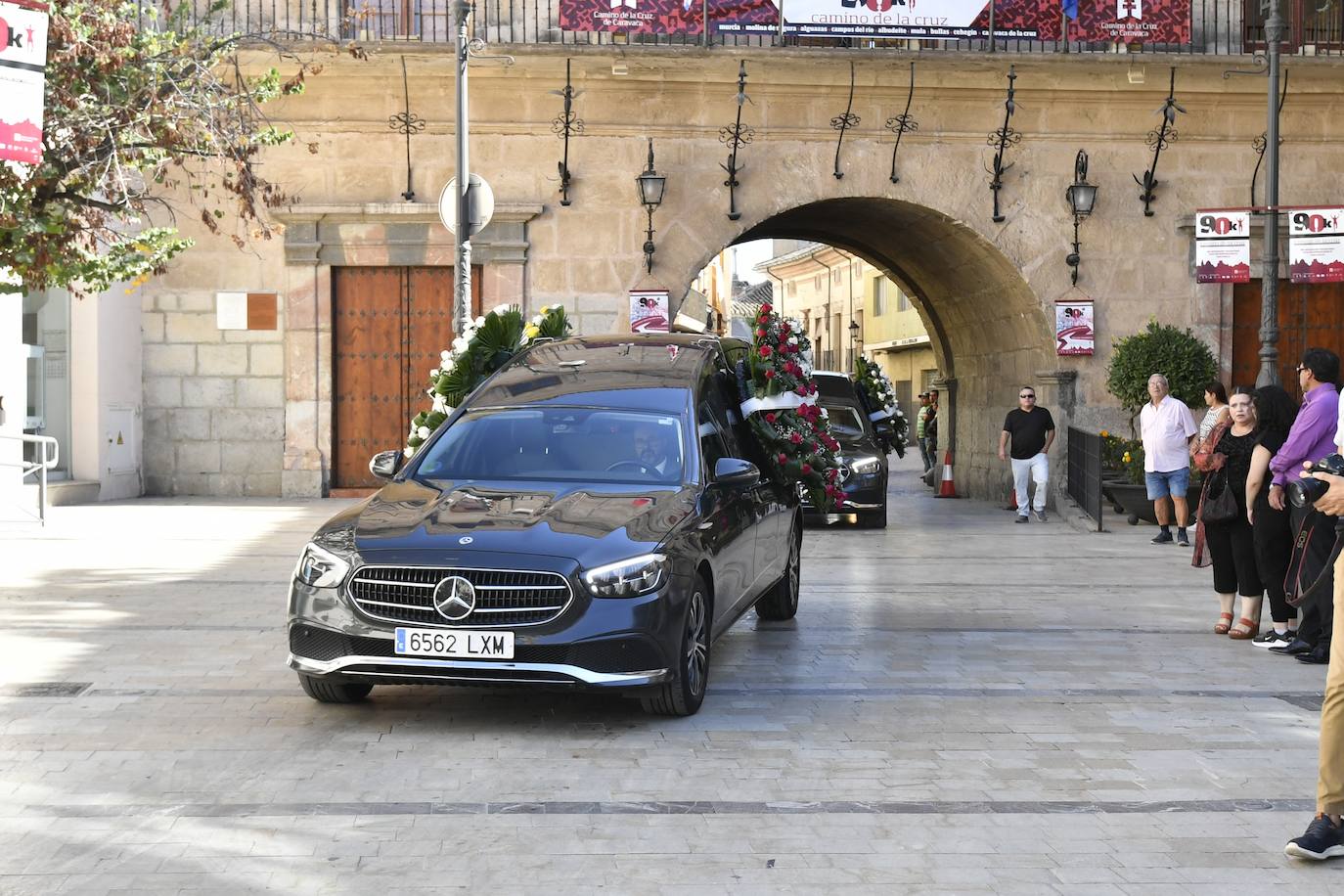 El funeral en Caravaca de cuatro de las víctimas de la tragedia en Las Atalayas, en imágenes