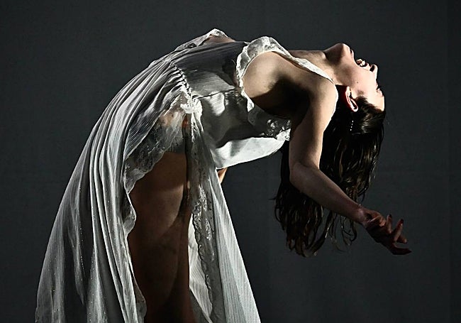 María Jurado en escena.