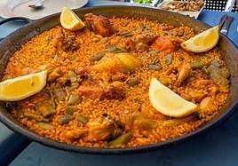 Imagen de archivo de una paella valenciana.
