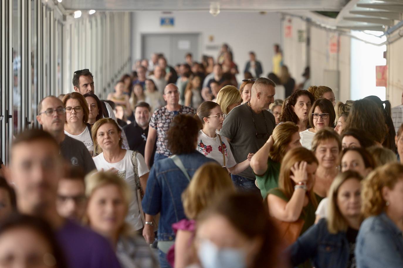 En imágenes: El Campus de Espinardo acoge el examen de Técnico Auxiliar no Sanitario