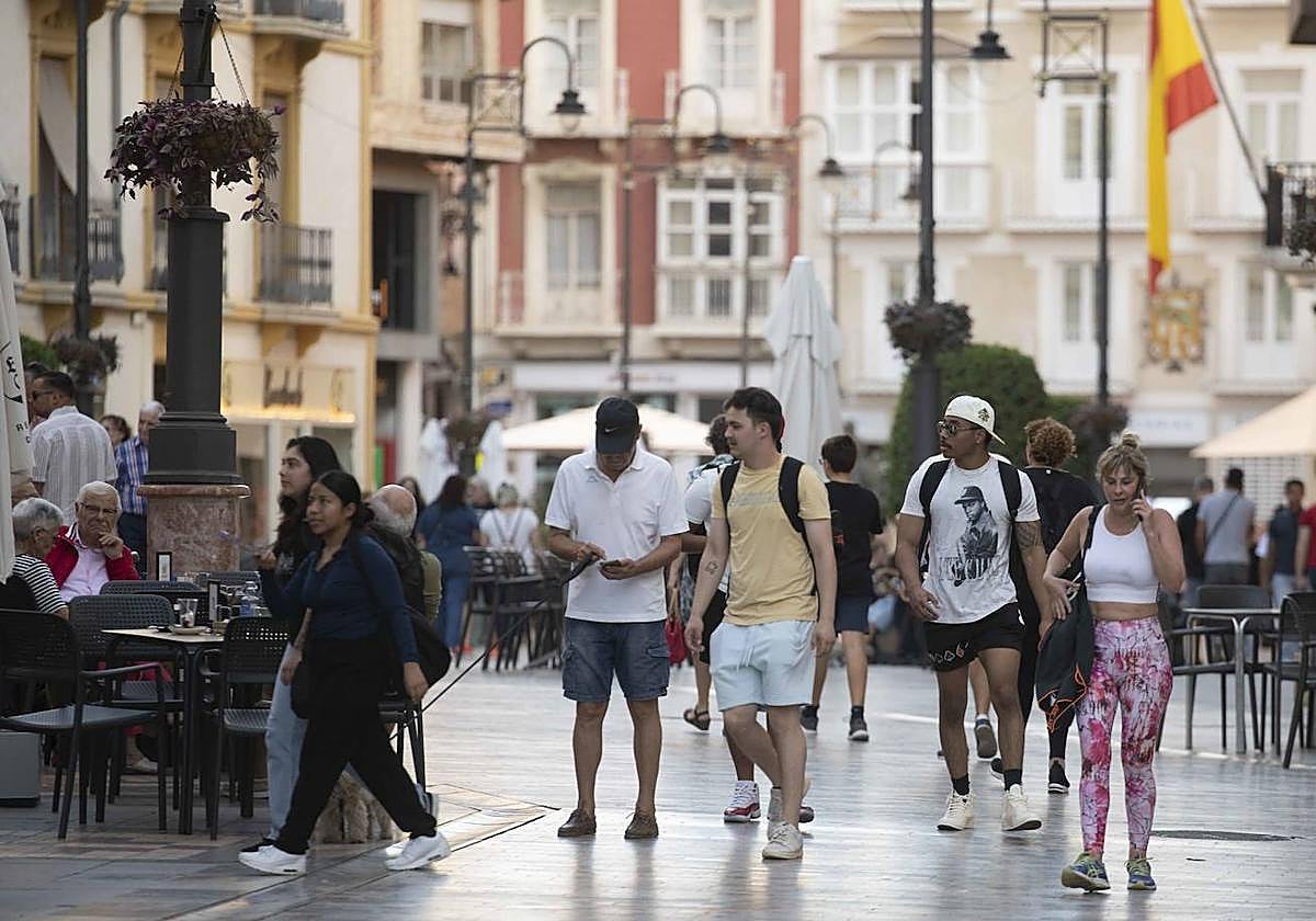 Las imágenes de los americanos por el centro de Cartagena