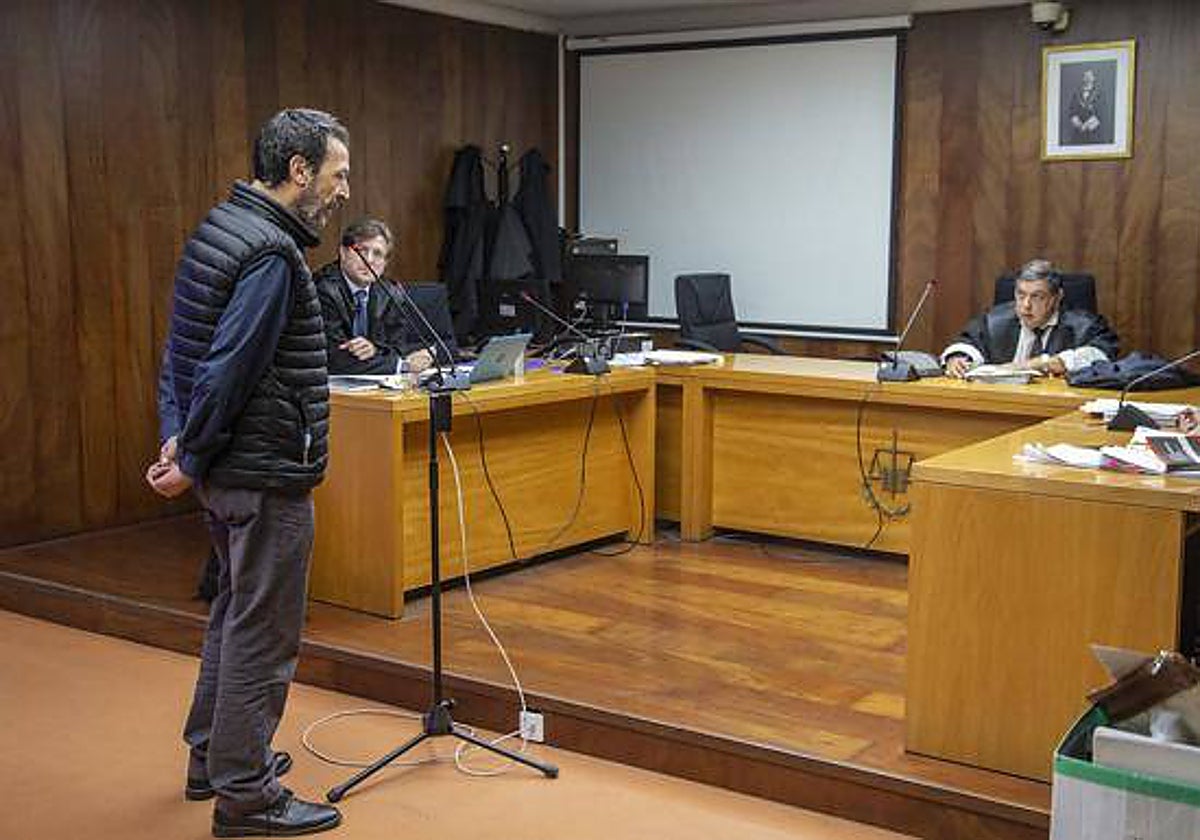 El condenado, el pasado mes de noviembre, durante el juicio.