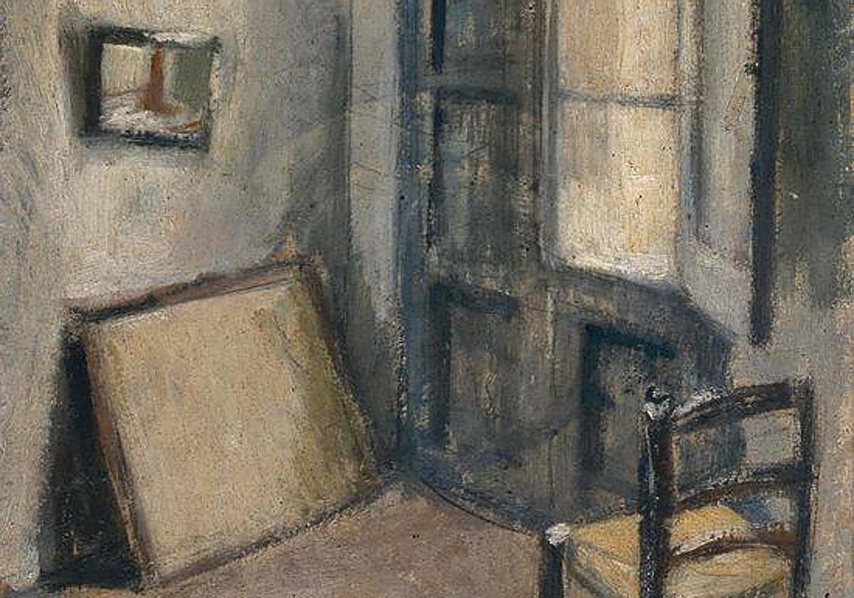 'La silla' (1923), del pintor Ramón Gaya (1910-2005). Óleo-cartón, 27 x 23. Museo Ramón Gaya de Murcia.