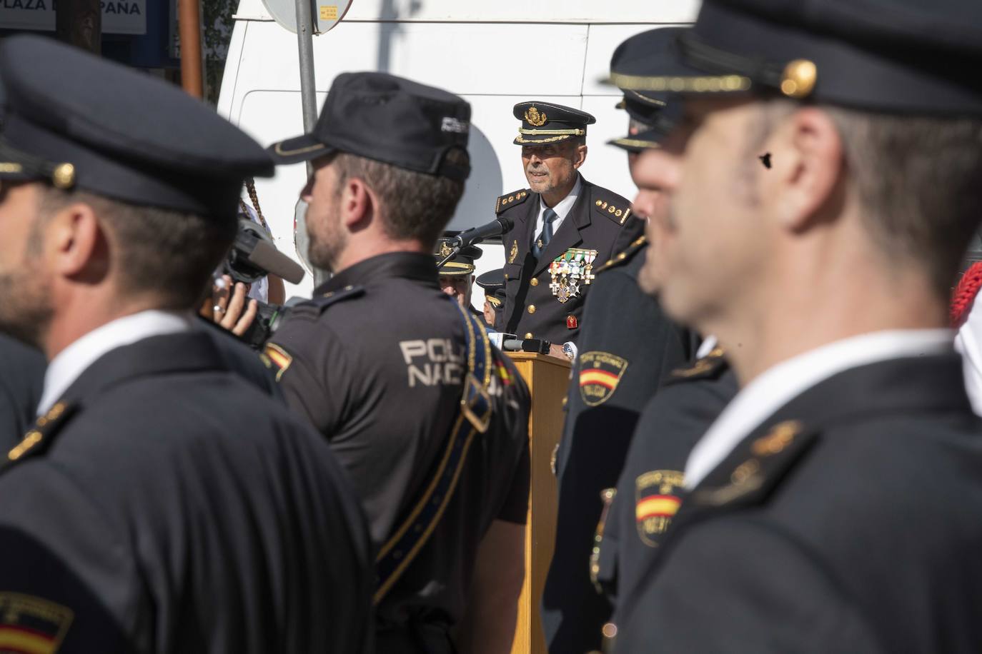 Las imágenes del acto de los Santos Ángeles Custodios en Cartagena