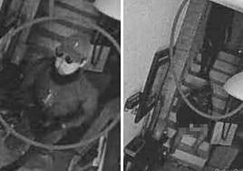 A la izquierda, el presunto homicida del crimen de El Palmar, Bryan L.R.; a la derecha, tras cometer los hechos que se le imputan sobre la víctima, Maravillas M.