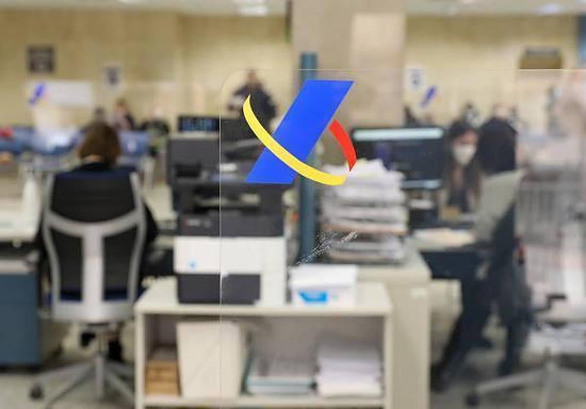 Una oficina de la Agencia Tributaria, en una imagen de archivo.