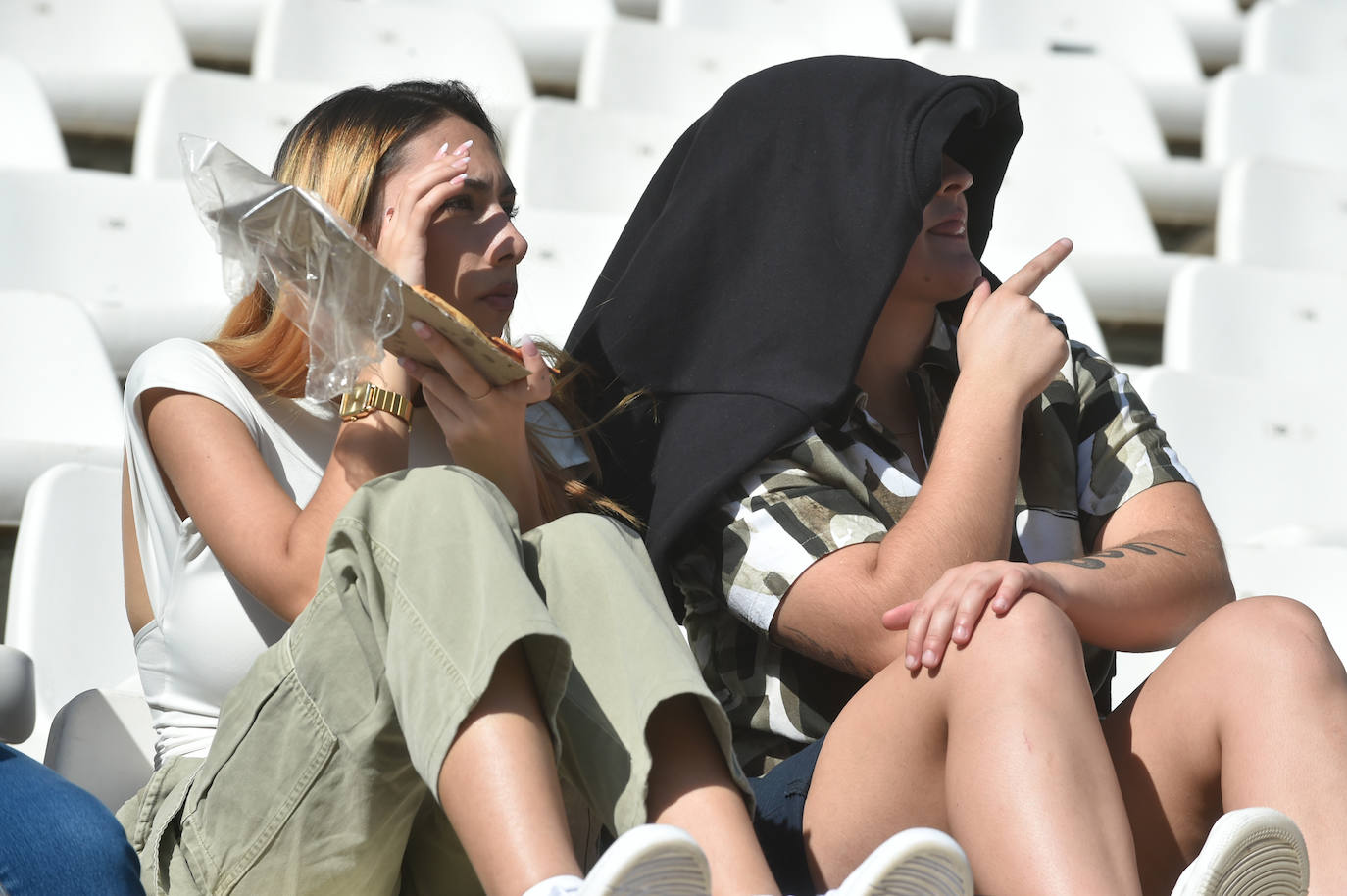 La victoria del Real Murcia frente al Algeciras, en imágenes