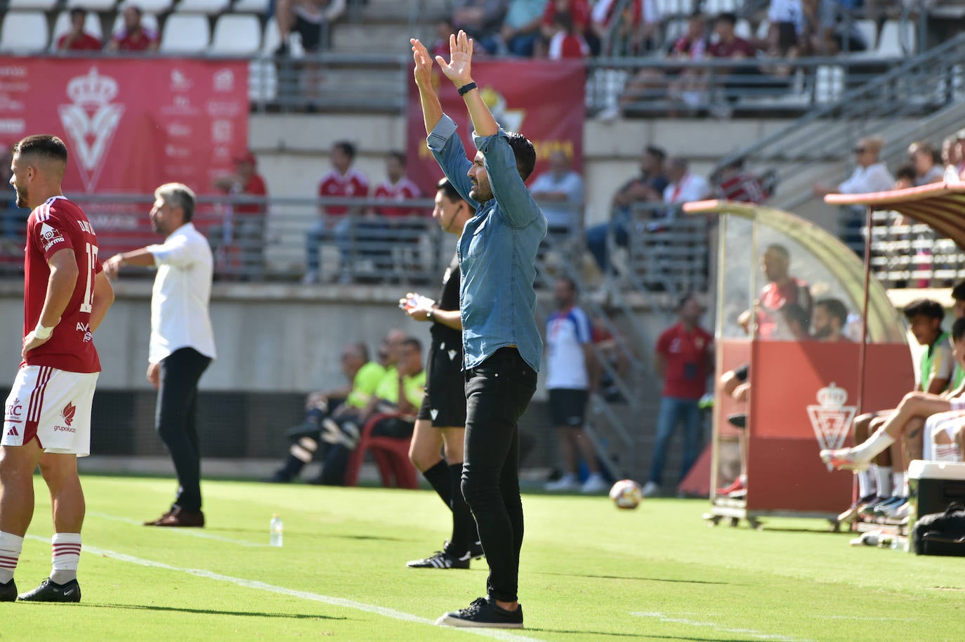 La victoria del Real Murcia frente al Algeciras, en imágenes