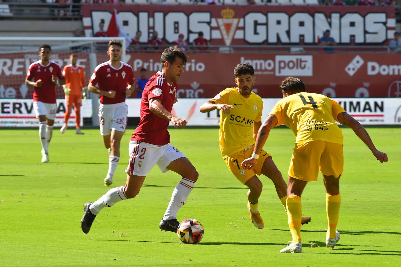 La victoria del Real Murcia frente al Algeciras, en imágenes