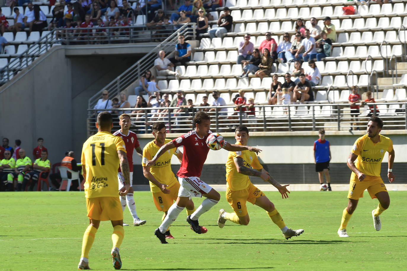 La victoria del Real Murcia frente al Algeciras, en imágenes