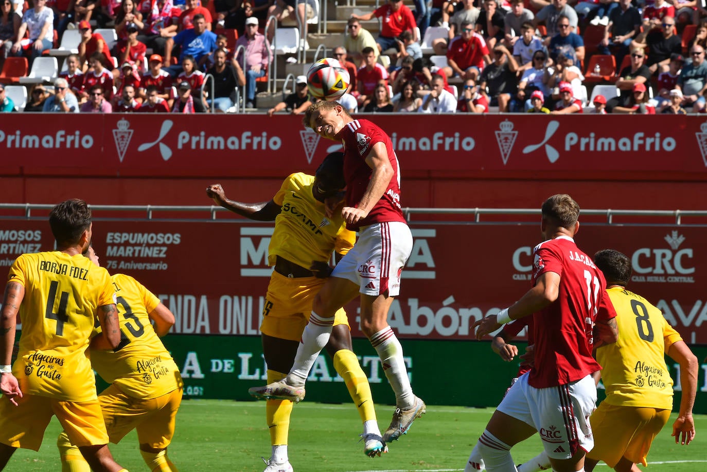 La victoria del Real Murcia frente al Algeciras, en imágenes