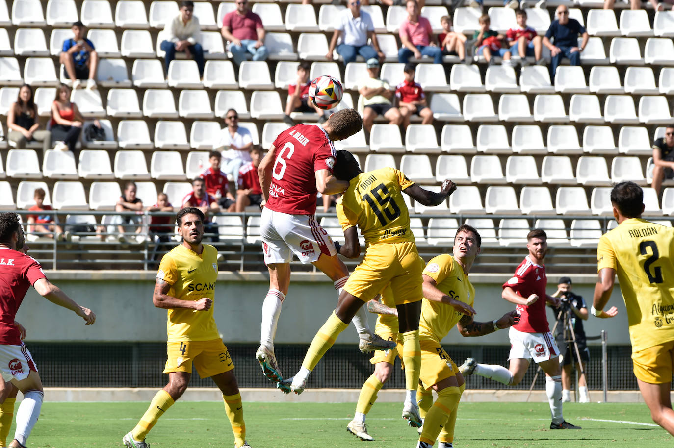 La victoria del Real Murcia frente al Algeciras, en imágenes