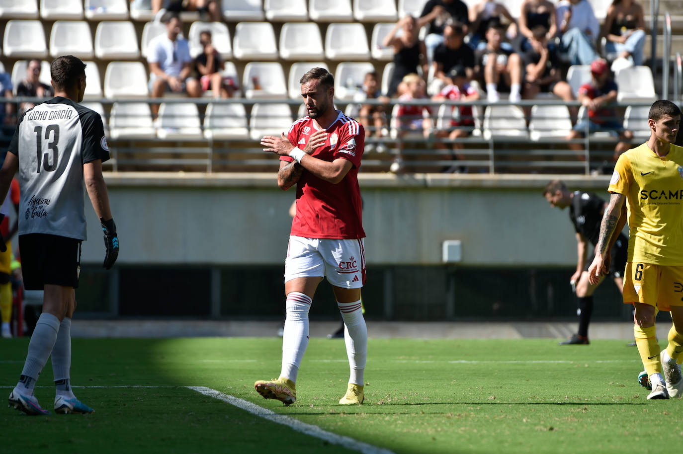 La victoria del Real Murcia frente al Algeciras, en imágenes
