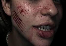 Maquillaje barato y rápido de Halloween.