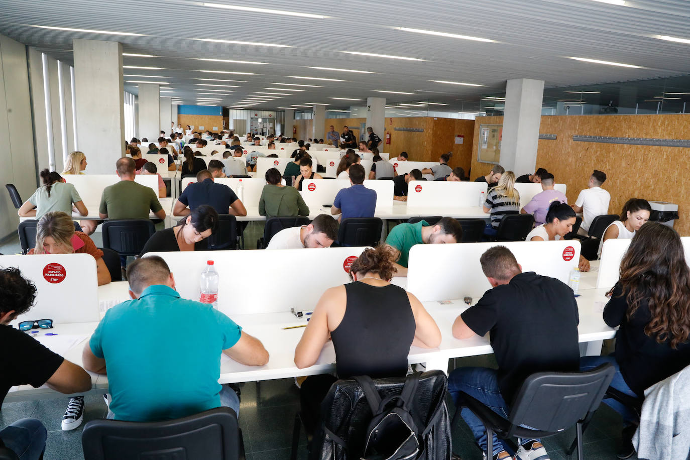 Las imágenes de las oposiciones a agente de la Policía Local de Lorca