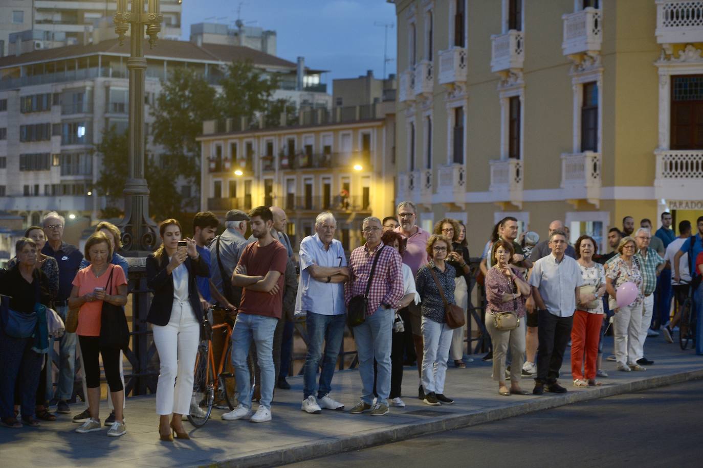 Vuelven las protestas al Puente Viejo de Murcia