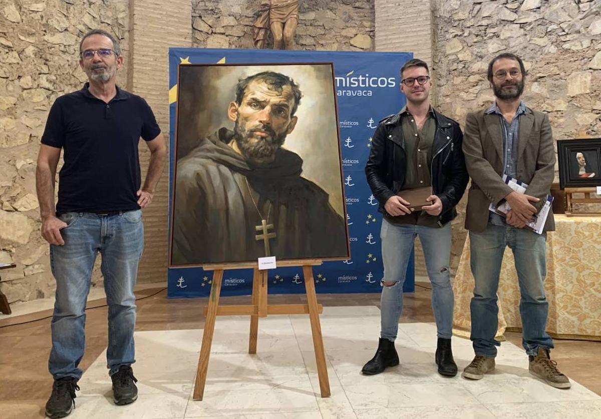 De izquierda a derecha: Miguel Ángel Molina, Francisco Fernández Ruiz y Manuel Páez Álvarez, este sábado en la entrega de premios.