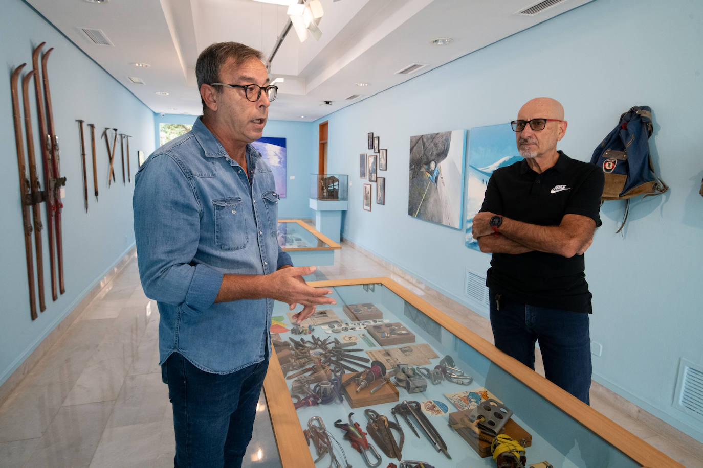 Las imágenes de la exposición &#039;70 años de alpinismo&#039; en el Museo de la Ciudad de Murcia