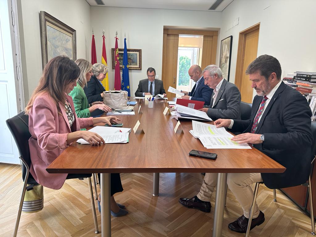 Reunión de la Junta de Portavoces, este lunes.