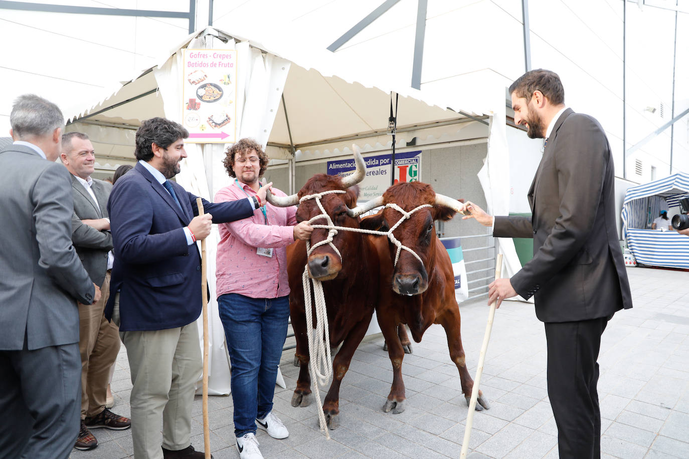 Las imágenes de la inauguración de la feria Sepor de Lorca