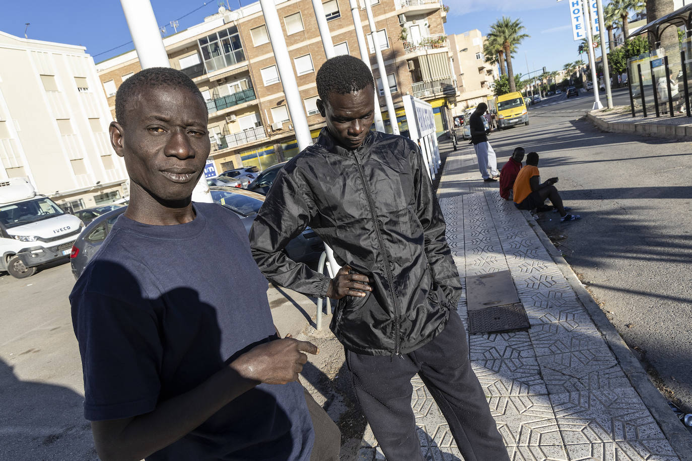 Inmigrantes en Cartagena trasladados desde Canarias, en imágenes