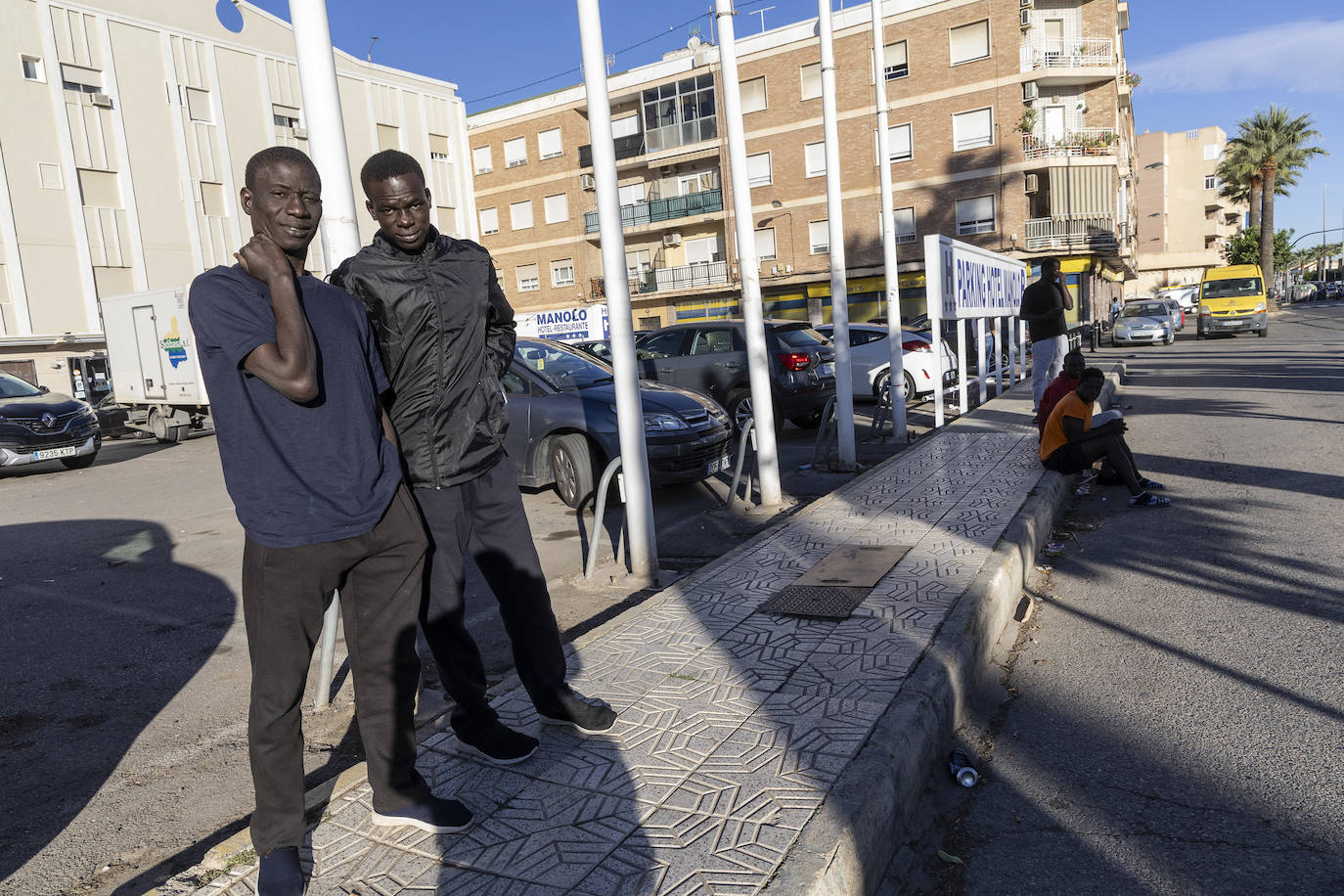 Inmigrantes en Cartagena trasladados desde Canarias, en imágenes