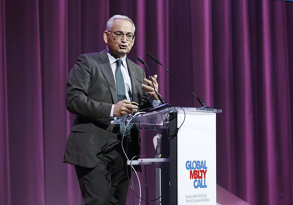 Josep Vicent Boira, comisionado del Gobierno para el Corredor Mediterráneo, participa en la sesión plenaria Corredor 360º, durante la Global Mobility Call.