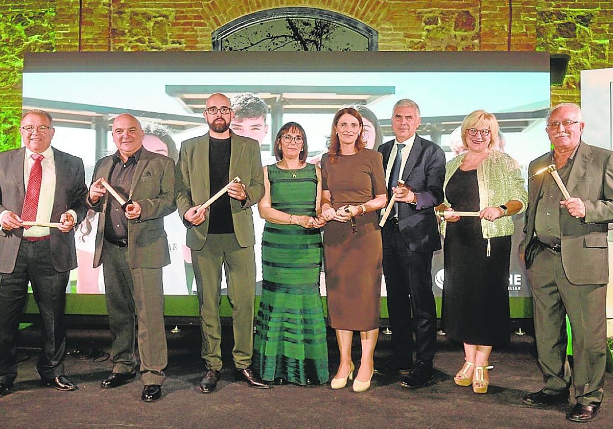 Los galardonados en los Premios Agro.