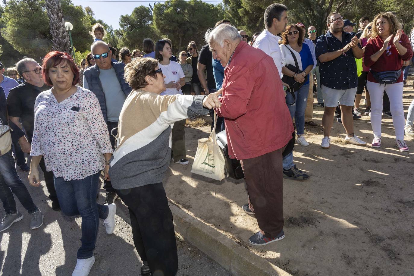 La protesta en Cartagena contra el centro para inmigrantes