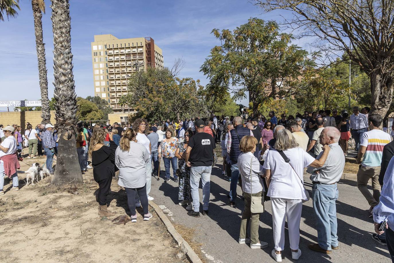 La protesta en Cartagena contra el centro para inmigrantes
