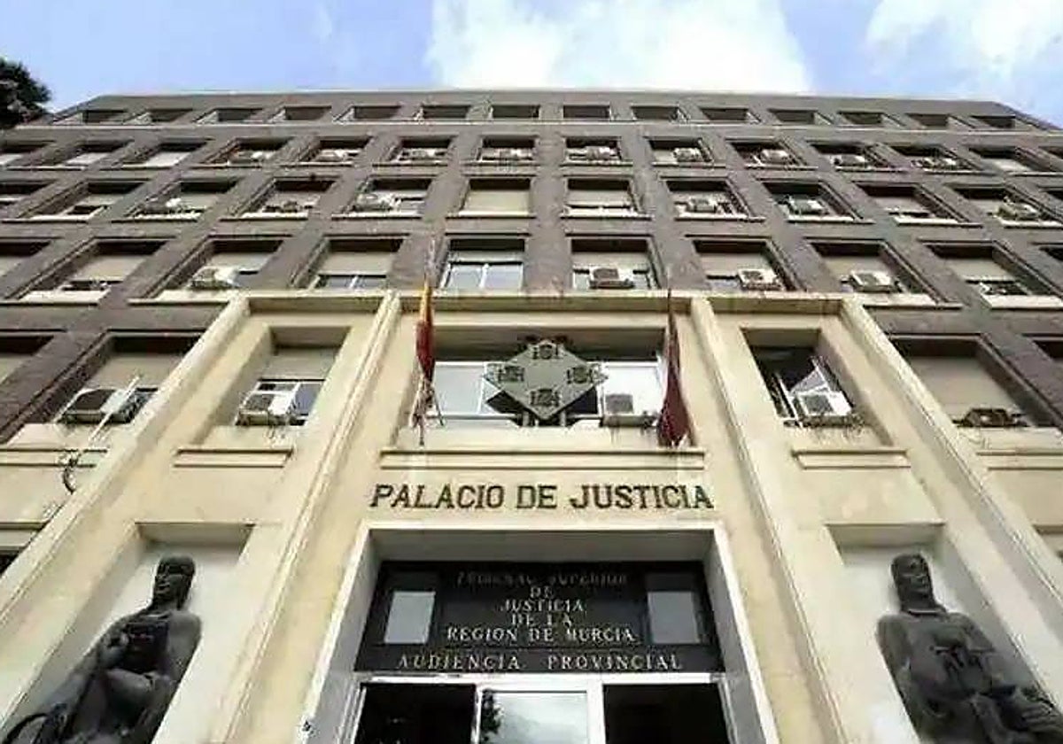 La Audiencia Provincial de Murcia, en una imagen de archivo.