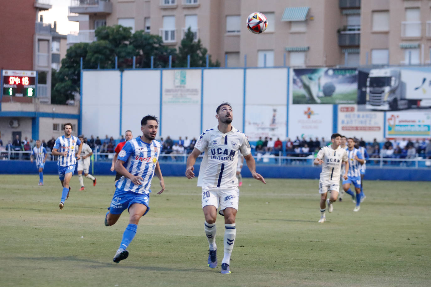 Las imágenes del Águilas-UCAM Murcia (1-0)