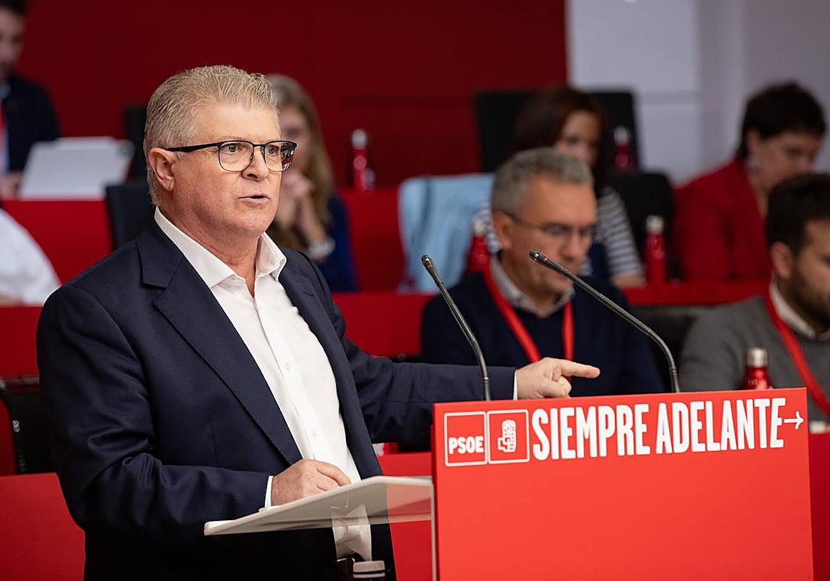 El secretario general del PSRM, José Vélez, en una imagen de archivo.