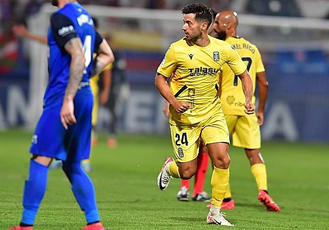 El extremo Jony Rodríguez, en su debut en Lezama.